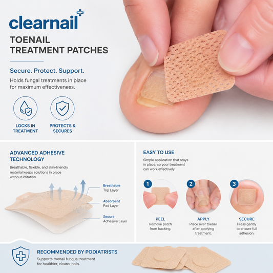 Clearnail Toenail Treatment Patches